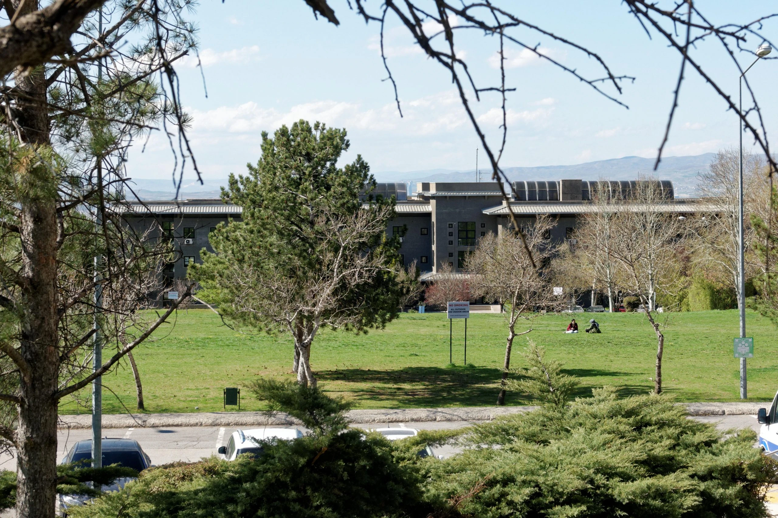 Academic building and landscaped grounds on Bilkent University’s East Campus